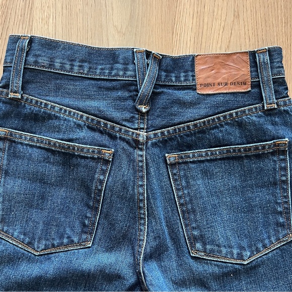 J.Crew Wide Leg Cropped Point Sur Denim MADE IN USA Sz: 26 - Picture 9 of 14